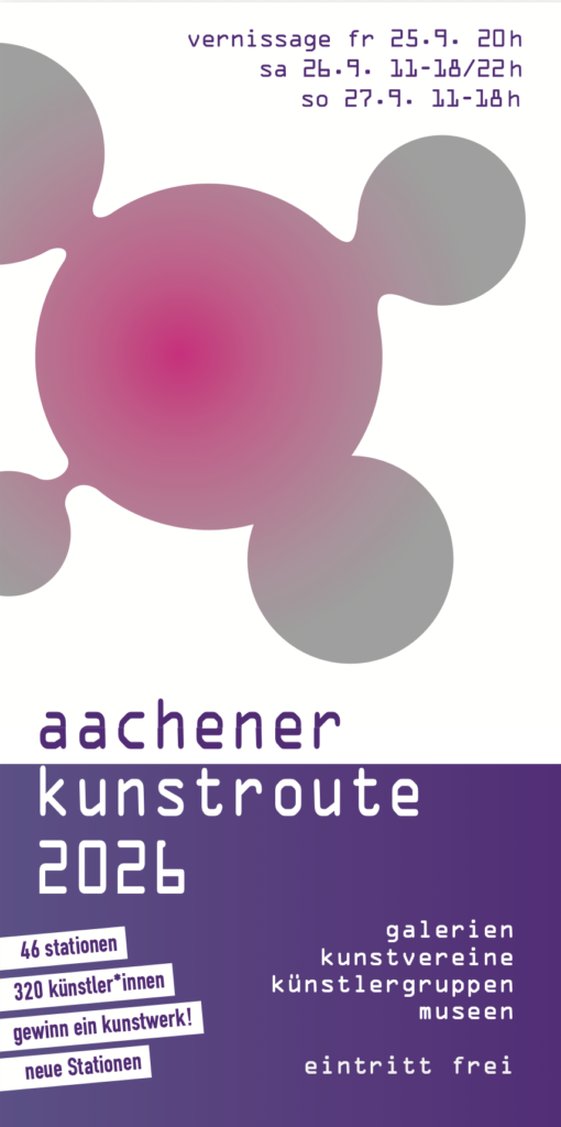 Titelbild zur Aachener Kunstroute 2026